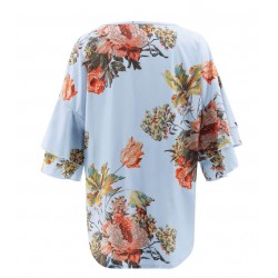 Blusa de cuello redondo para mujer, estilo casual CAM00003A Blusa de cuello redondo para mujer, estilo casual CAM00003A