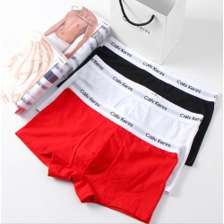 Boxers para hombre, juego de 3 piezas negro, blanco, gris BOX00003B