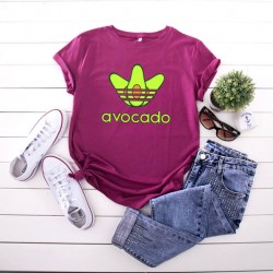 Camiseta para mujer divertida con diseño de aguacate CAM00014B
