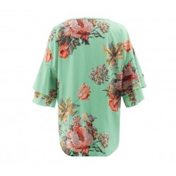 Blusa de cuello redondo para mujer, estilo casual CAM00003B Blusa de cuello redondo para mujer, estilo casual CAM00003B