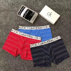 Boxer Calvin Klein de algodón para hombre, color rojo BOX00007A