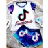 Pijamas con short de piel de durazno, pijamas colombianas PIJ00004D