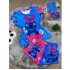 Pijamas con short de piel de durazno, pijamas colombianas PIJ00004C