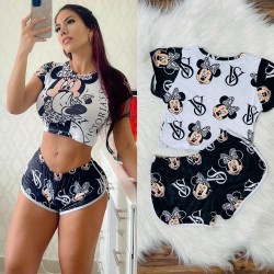 Pijamas de piel de durazno con chores PIJ00007E