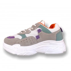 Tenis de moda con suela gruesa para. mujer, liviano  ZAP00281