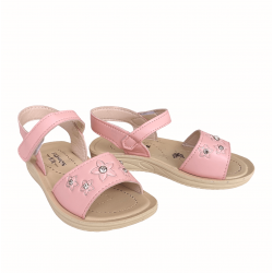 Sandalias de cuero para nina ZAP00423A