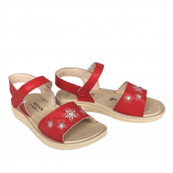 Sandalias de cuero para nina ZAP00424A