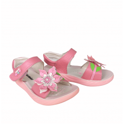 Sandalias de cuero para nina ZAP00431A