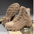 Zapatos de seguridad de alta resistencia, botas tacticas  color cafe ZAP00731-1