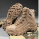 Zapatos de seguridad de alta resistencia, botas tacticas  color cafe ZAP00731-1