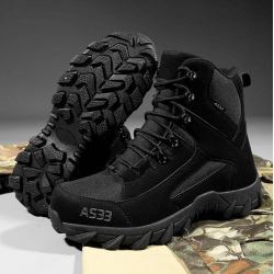 Zapatos de seguridad de alta resistencia, botas tacticas  color negro ZAP00731-2