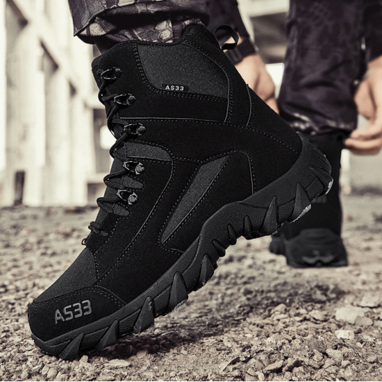 Zapatos de seguridad de alta resistencia, botas tacticas  color negro ZAP00731-2