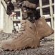 Zapatos de seguridad de alta resistencia, botas tacticas  color cafe ZAP00731-1
