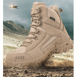 Zapatos de seguridad de alta resistencia, botas tacticas  color cafe ZAP00731-1