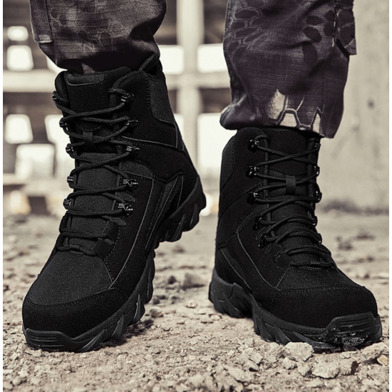 Zapatos de seguridad de alta resistencia, botas tacticas  color negro ZAP00731-2