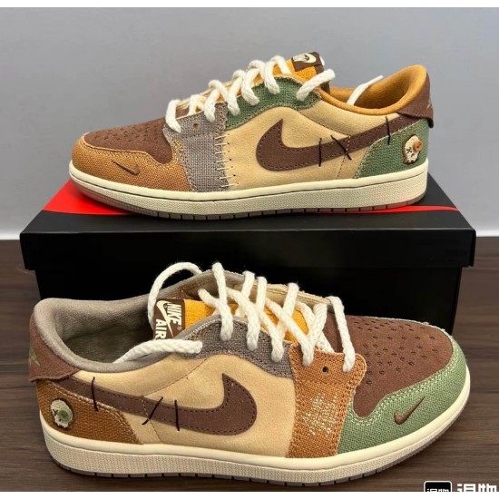 Zion Williamson x Jordan Air 1 retro low og "voodoo"  ZAP00753