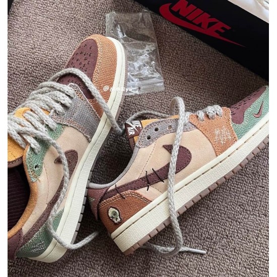 Zion Williamson x Jordan Air 1 retro low og "voodoo"  ZAP00753