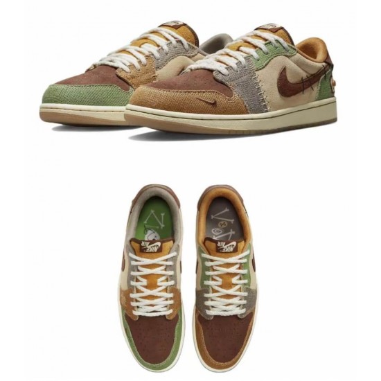 Zion Williamson x Jordan Air 1 retro low og "voodoo"  ZAP00753
