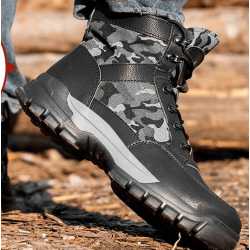 Zapataos de seguridad con punta de acero, antideslizantes, color negro ZAP00764-2