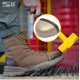 Zapatos para trabajar con punta de acero, antideslizantes, color cafe ZAP00765-1 Zapatos para trabajar con punta de acero, antideslizantes, color cafe ZAP00765-1