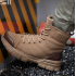 Zapatos para trabajar con punta de acero, antideslizantes, color cafe ZAP00765-1