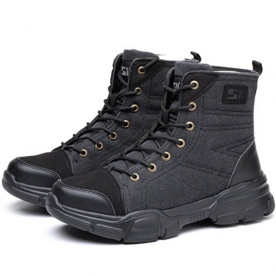 Zapatos para trabajar con punta de acero, antideslizantes, color negro ZAP00765-2 Zapatos para trabajar con punta de acero, antideslizantes, color negro ZAP00765-2