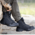 Zapatos para trabajar con punta de acero, antideslizantes, color negro ZAP00765-2