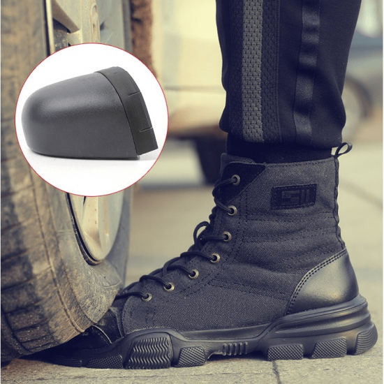 Zapatos para trabajar con punta de acero, antideslizantes, color negro ZAP00765-2 Zapatos para trabajar con punta de acero, antideslizantes, color negro ZAP00765-2