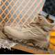 Zapatos para trabajo con punta de acero, color beige ZAP00767-1