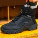 Zapatos para trabajo con punta de acero, color negro ZAP00767-2