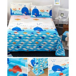 Ropa de cama, sábana y dos fundas SAB00005E Ropa de cama, sábana y dos fundas SAB00005E