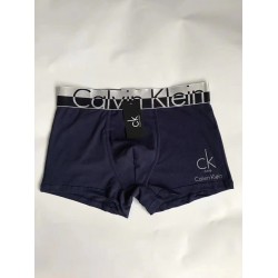 Boxer Calvin Klein de algodon para hombre, color liso, azul oscuro BOX00008B